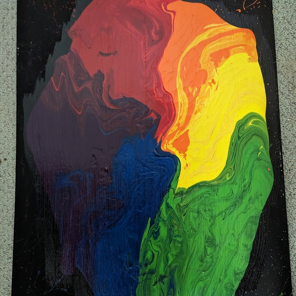 ORIGINAL ART. Ariel de Boer. 18" x 24" - Picture 3 of 3